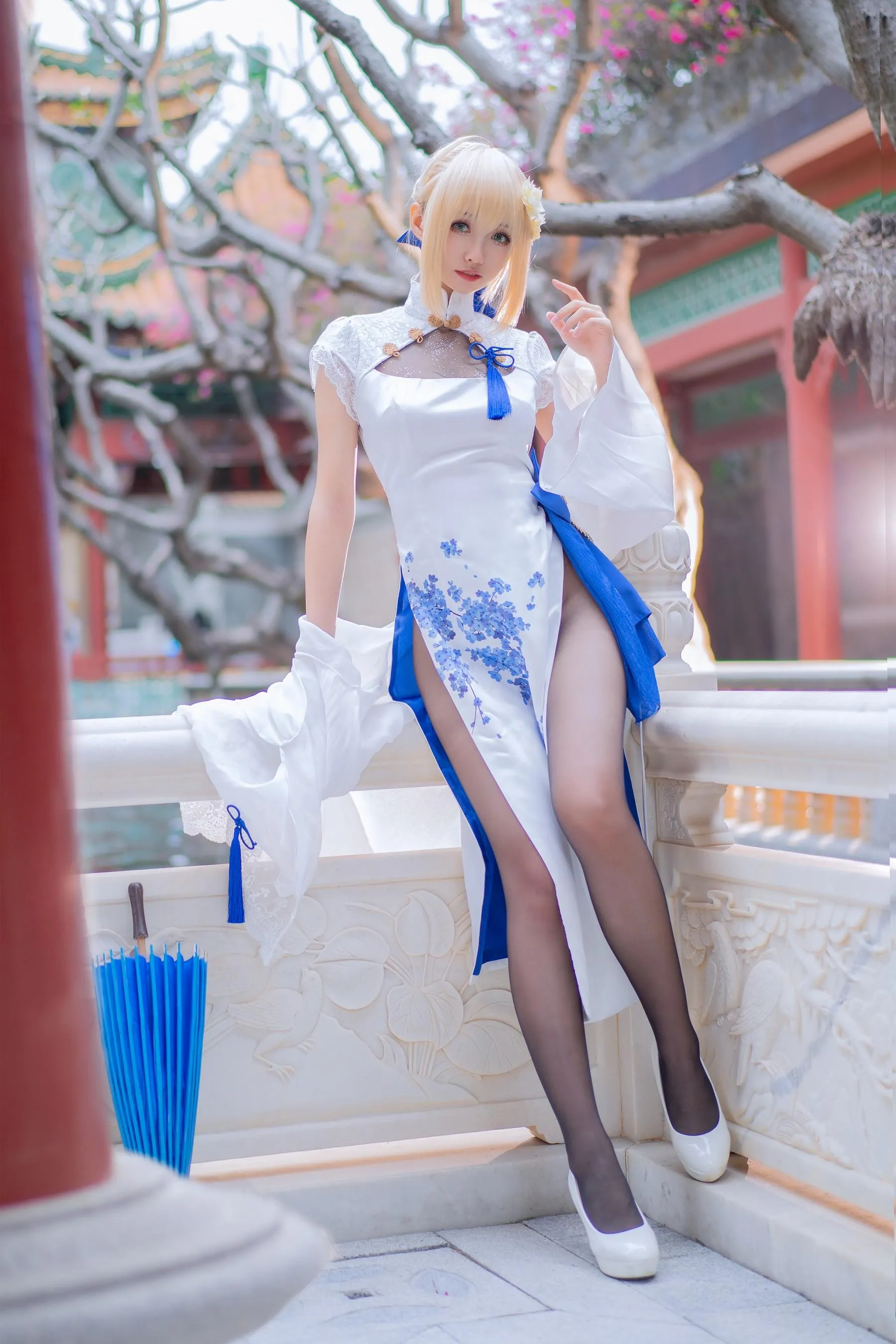 大大卷卷小卷 – NO.22 FGOsaber 四周年旗袍 [15P]插图6